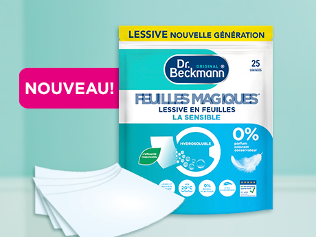 Feuille à lessive noir intense Dr.Beckmann
